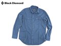 Black Diamond 〈M's Sentinel LS Flannel Shirt/メンズ センチネルフランネルシャツ 〉インディゴヘザー