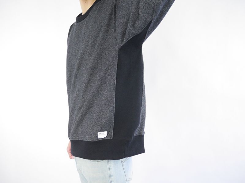 NANGA〈ECO HYBRID SWEATSHIRT/エコハイブリッド スウェットシャツ〉ブラック - Pump online shop