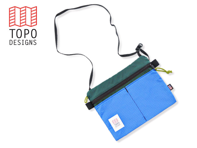 TOPO DESIGNS ＜Accessory Shoulder Bag/アクセサリーショルダーバッグ＞フォレスト×ロイヤル - Pump  online shop